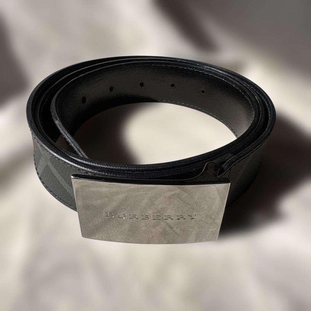 バーバリー　Burberry チェック　ベルト チェック ウェビングベルト (サンド) - メンズ, ナイロン | Burberry