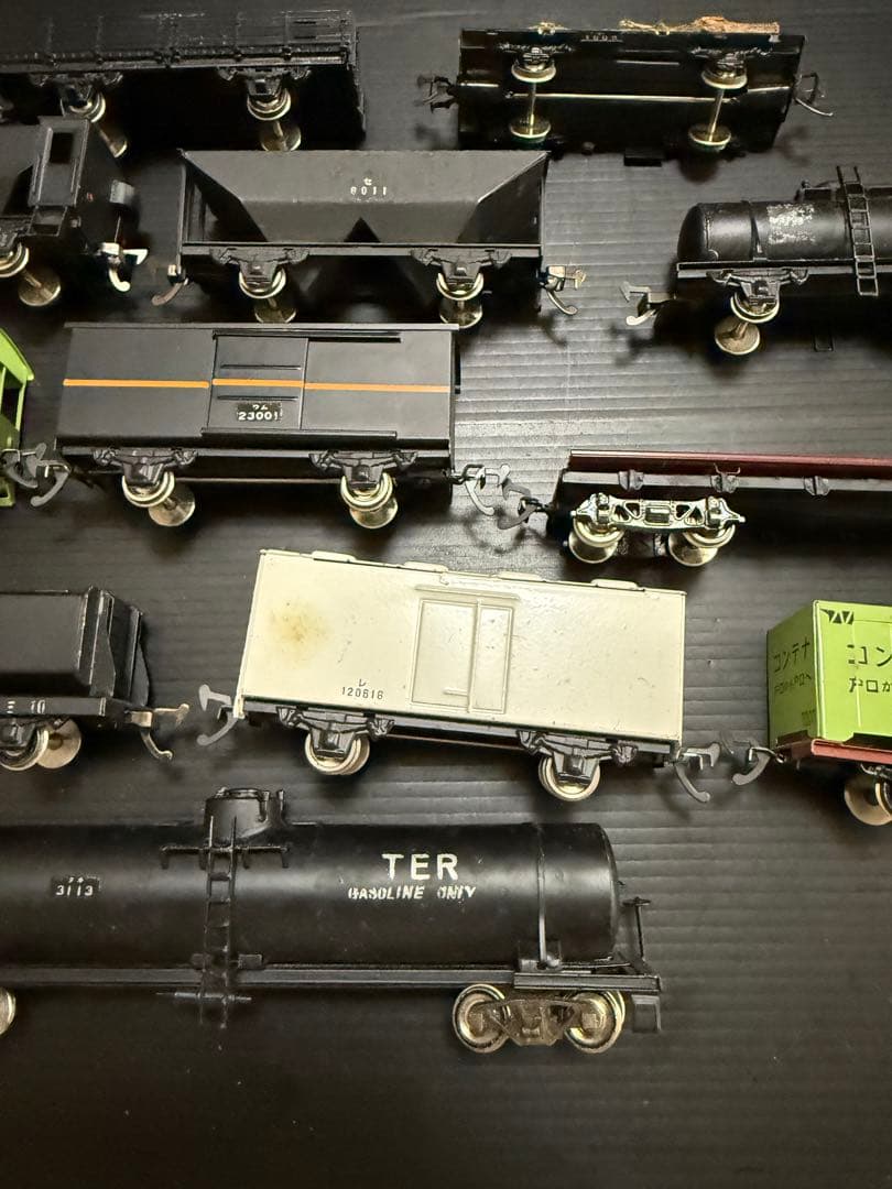 ジャンク］鉄道模型 HOゲージ エンドウ 貨車 まとめ 12両