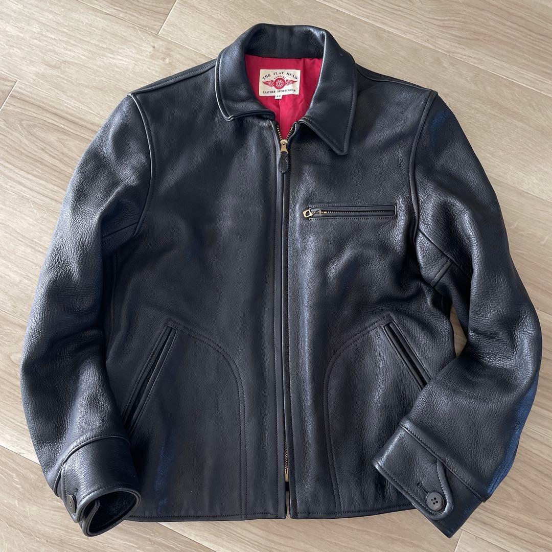 美品THE FLAT HEAD ディアスキン レザージャケット 42 11月14日発売のLightning12月号に掲載されました！｜THE FLAT HEAD