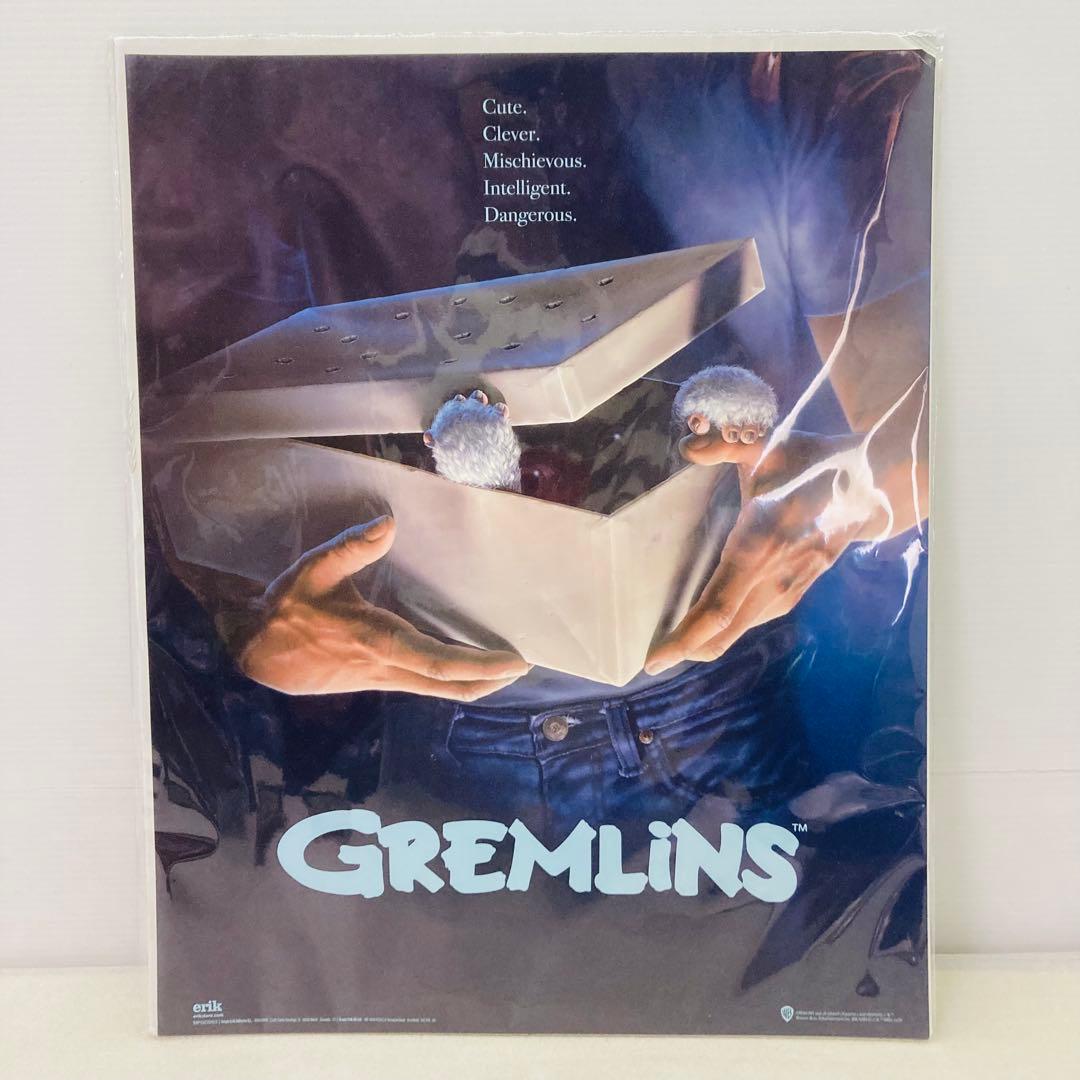 【未開封】映画　グレムリン　GREMLiNS　ポスター　約400×500㎜　洋画 今年公開40周年を迎える映画『グレムリン』のポスターや場面写真を