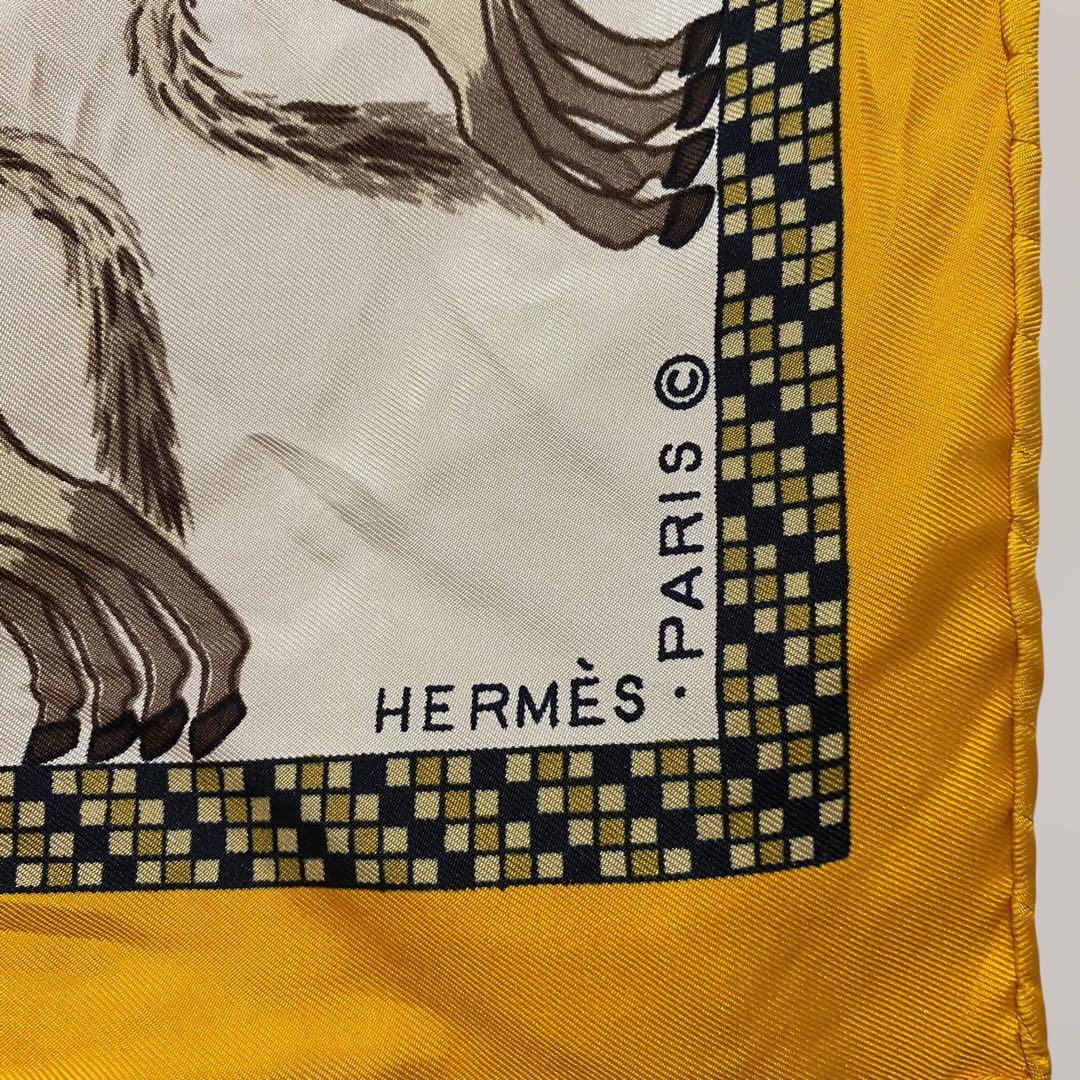 HERMES カレ90 大判シルクスカーフ フランス初代帝国のハーネス