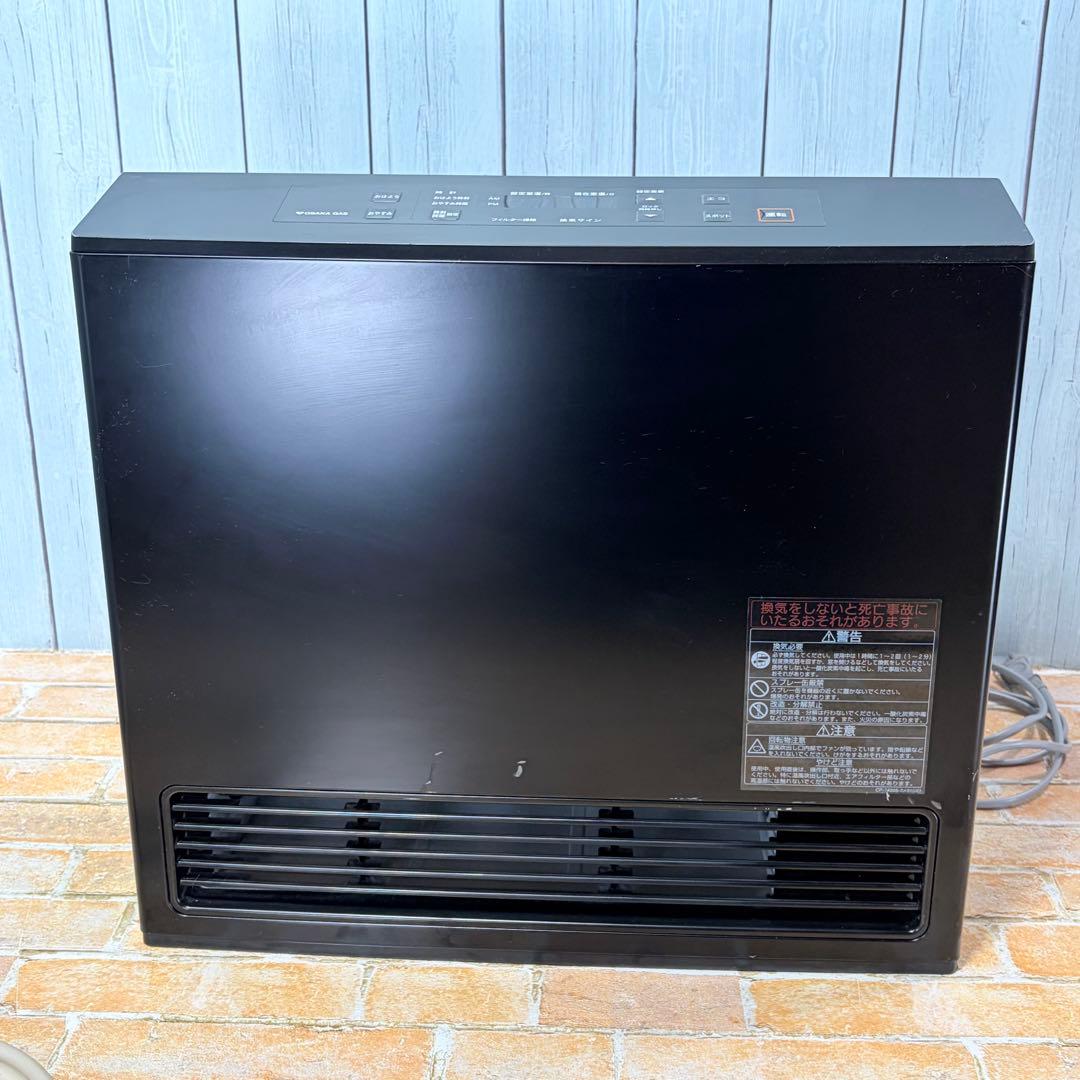 リンナイ RC-U5801E ガスファンヒーター 都市ガス ブラック - メルカリ