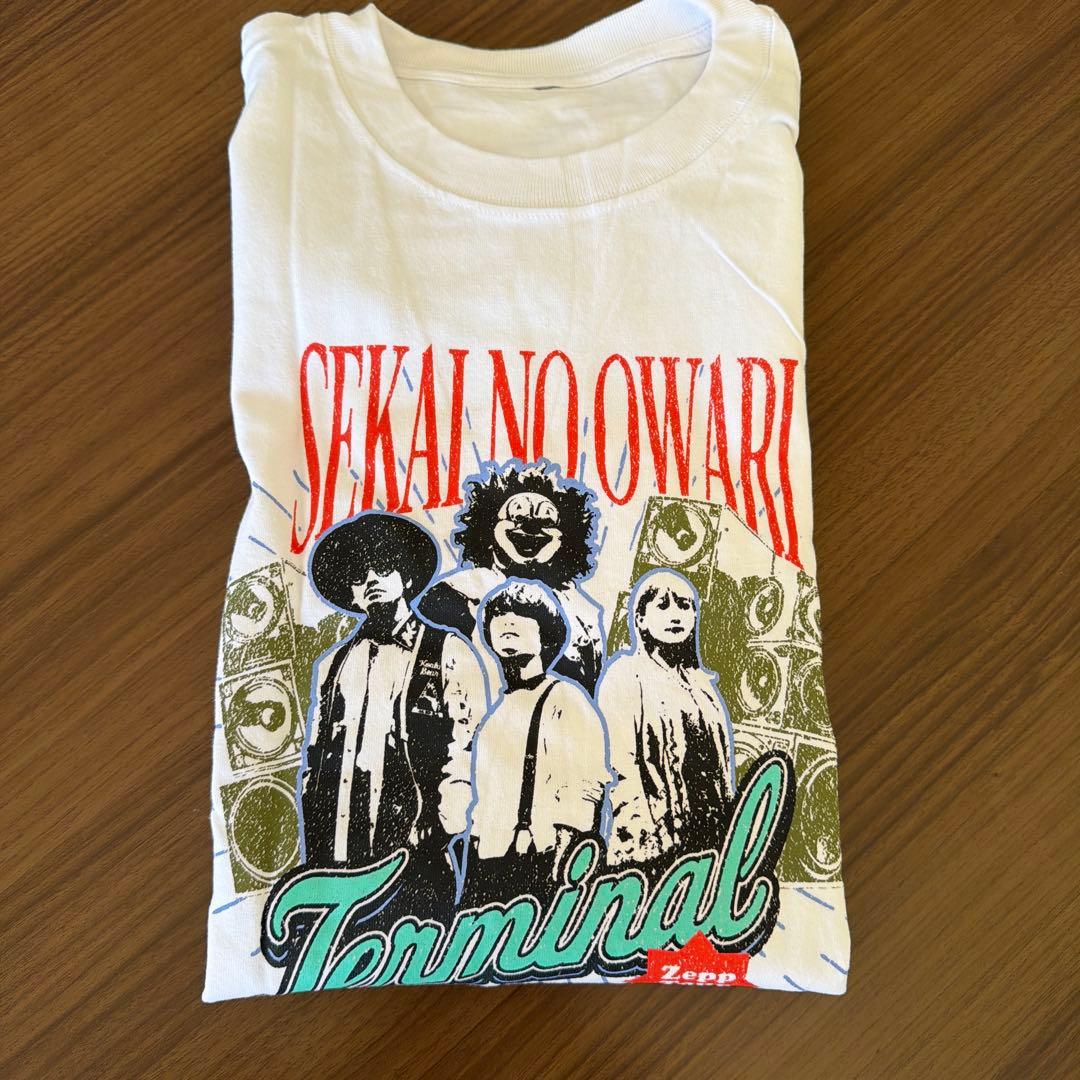 セカオワ　Zeppツアー2023 Terminal シャツ Tシャツ（ホワイト）| ZEPP TOUR 2023 ｢Terminal｣ | SEKAI NO OWARI