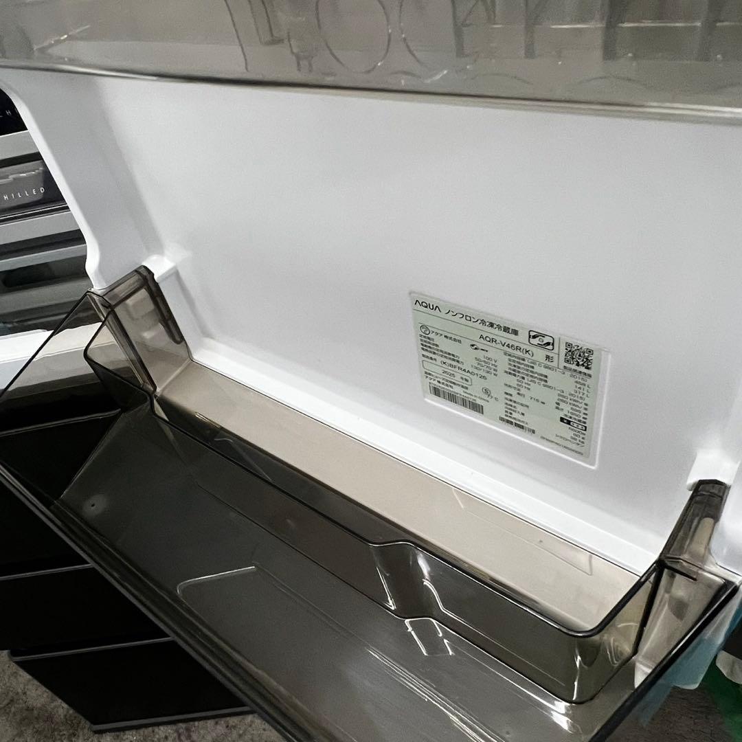 958❤️未使用 25年製 冷蔵庫 AQUA 450ℓ 大型 綺麗 安い 設置無料