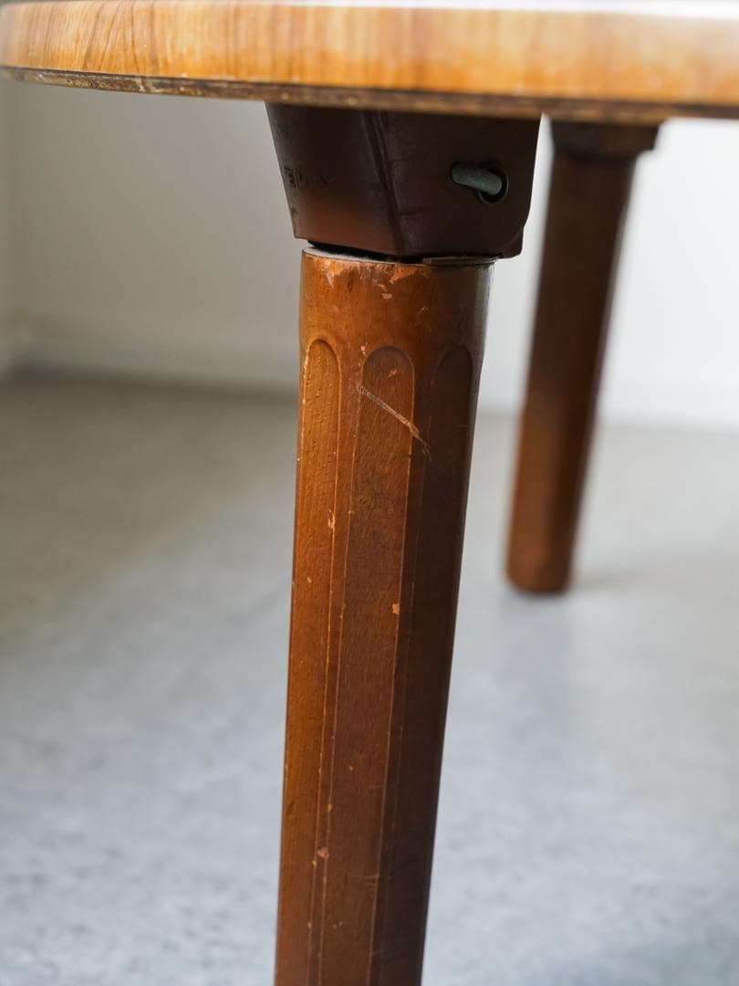 70's \"MOLPAR\" ドイツ 折りたたみテーブル 円卓 ミッドセンチュリー