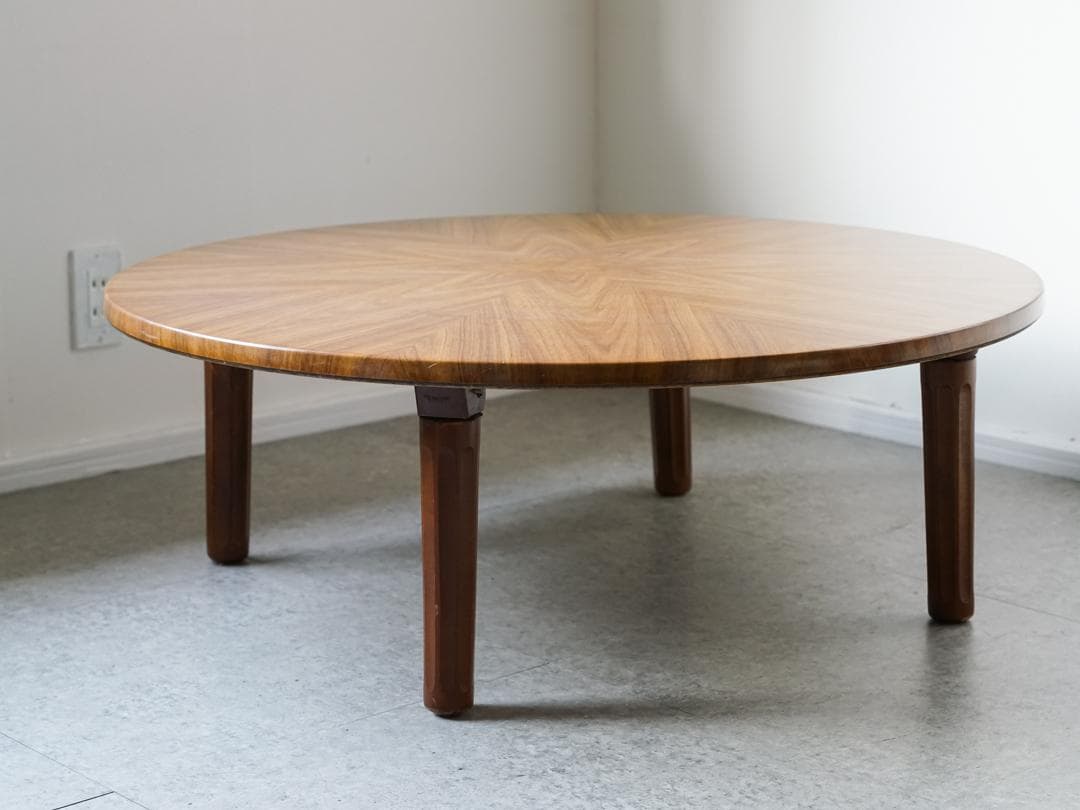 70's \"MOLPAR\" ドイツ 折りたたみテーブル 円卓 ミッドセンチュリー
