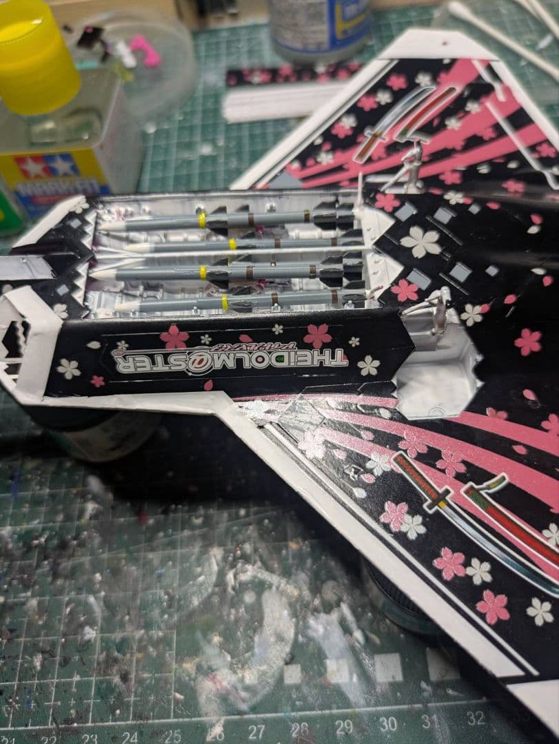 【置物otemoto様】【製作記録】F-22 ラプター アイマス 天海春香