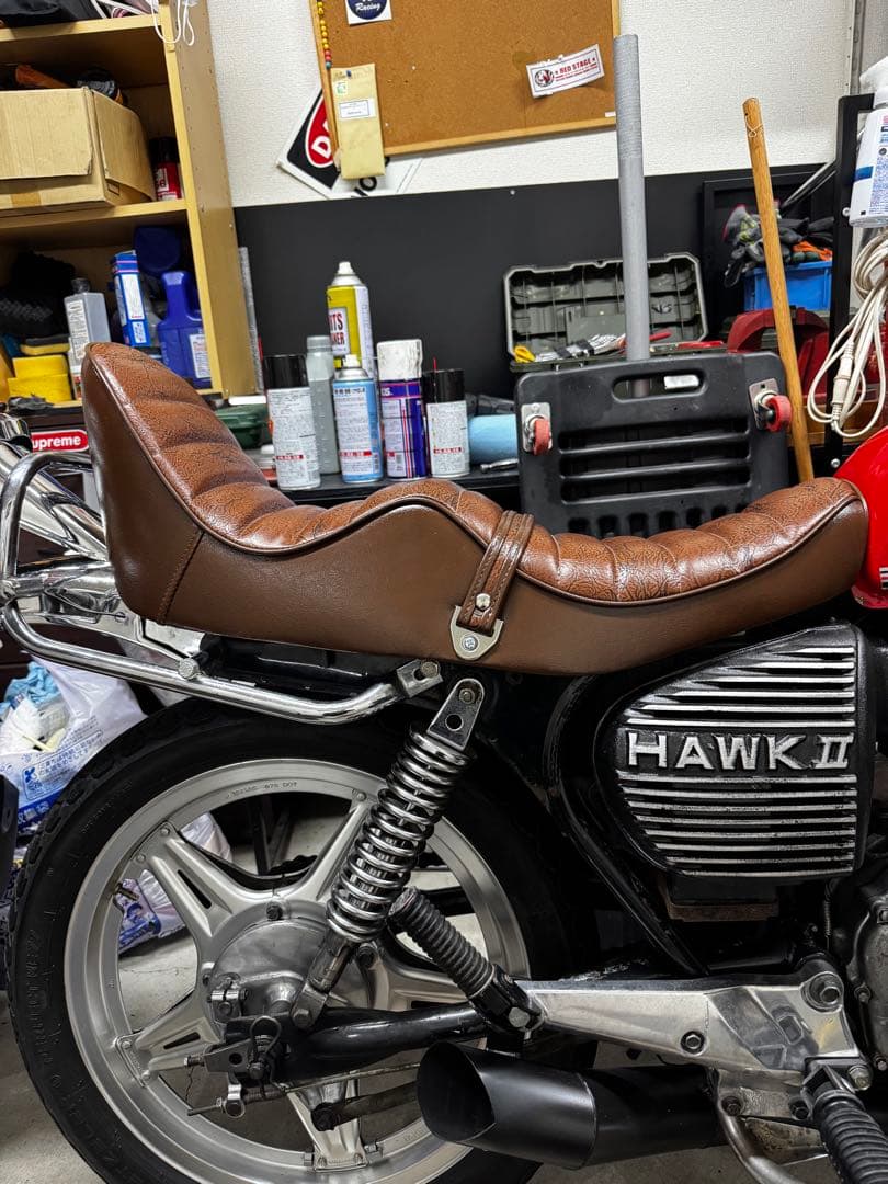 cb250t cb400t バブ ホーク チョビ三段シート - メルカリ