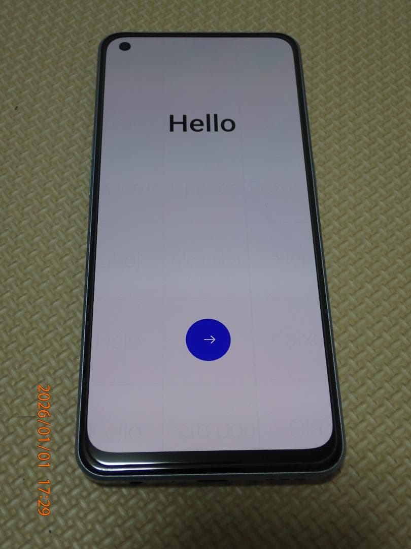 OPPO Reno7A SIMフリー ドリームブルー Reno 新品未使用 OPPO Reno7 A SIMフリー[ドリームブルー/Dream Blue