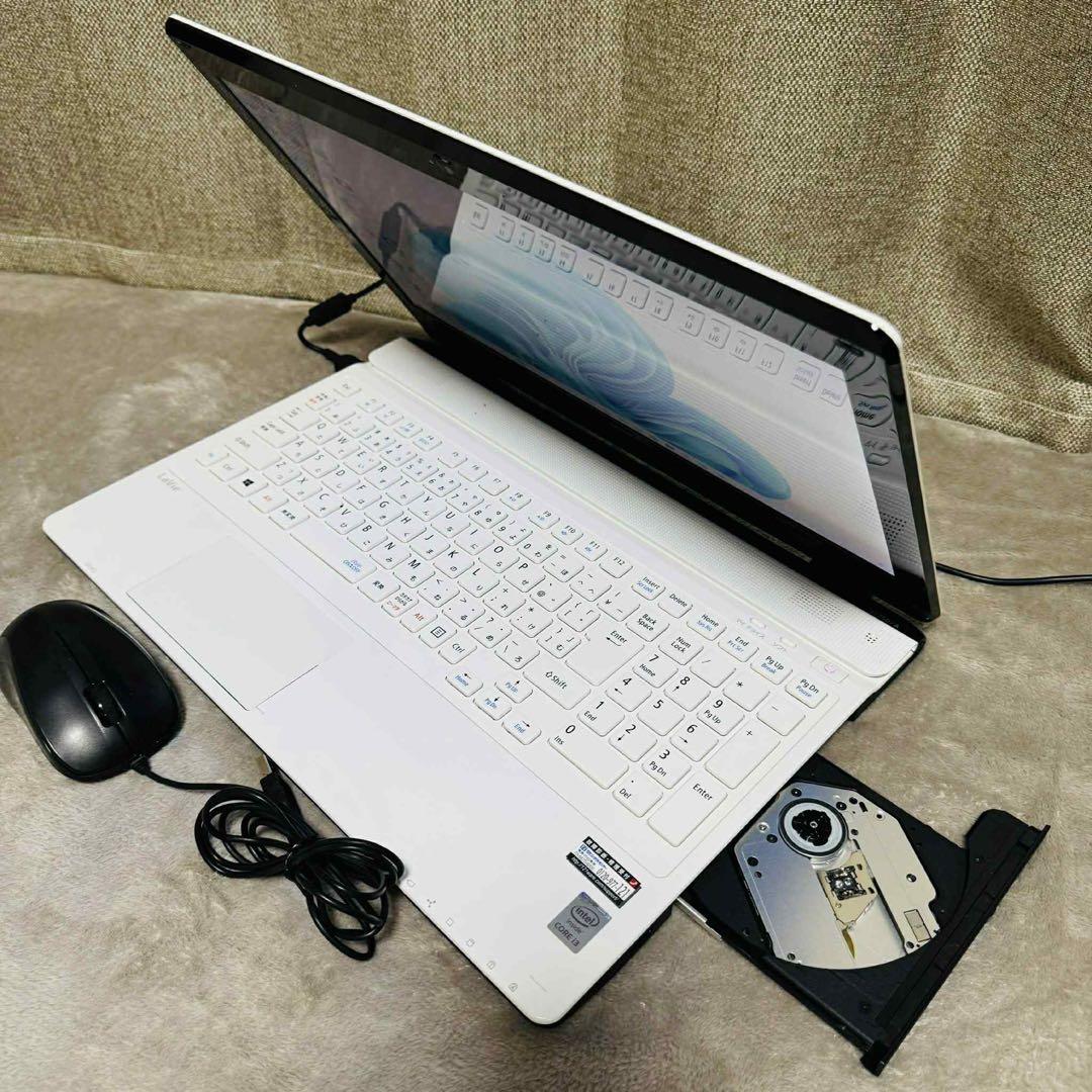 S244 NECノートパソコンWEBカメラSSD高速Windows11オフィス付 - メルカリ