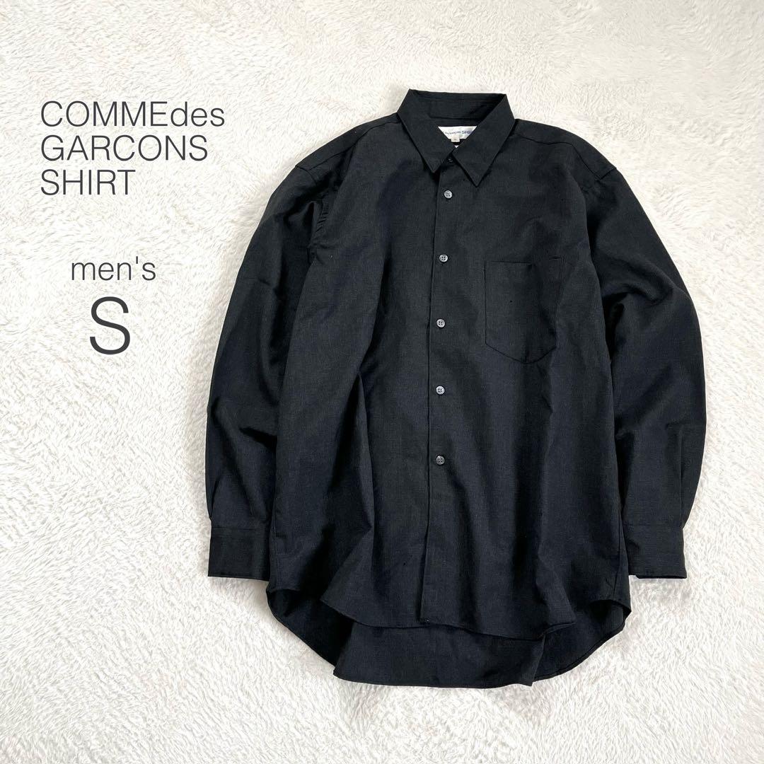 【コムデギャルソン】長袖シャツ 毛100 フランス製 シンプル 無地 ナチュラル 定番の人気シリーズ『COMME des GARÇONS SHIRT』FOREVERラインの中から
