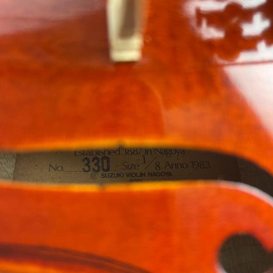 極美・極虎○鈴木バイオリン○ No.330 1/8 黄金期 1983年製 上位