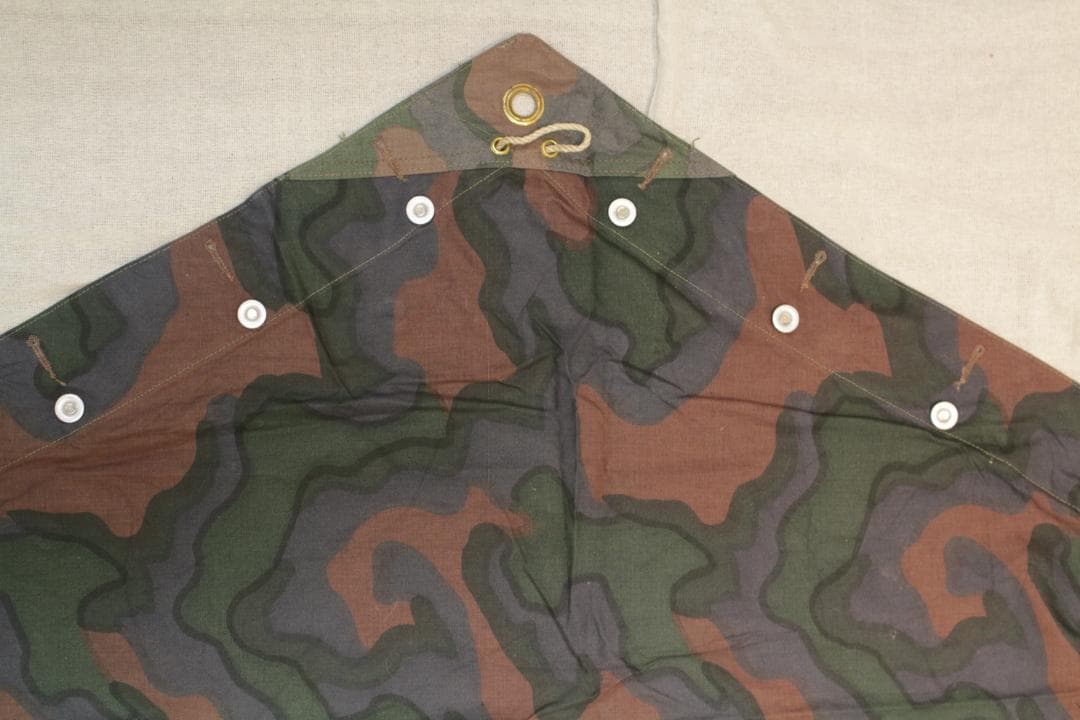 デッドストック ノルウェー軍幕 1枚 ポンチョテントシート - メルカリ