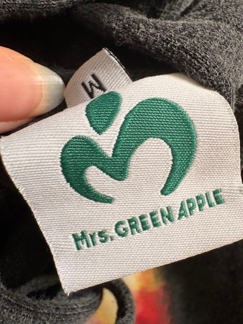 Mrs. GREEN APPLE バベルの塔 パーカー イエロー タオル