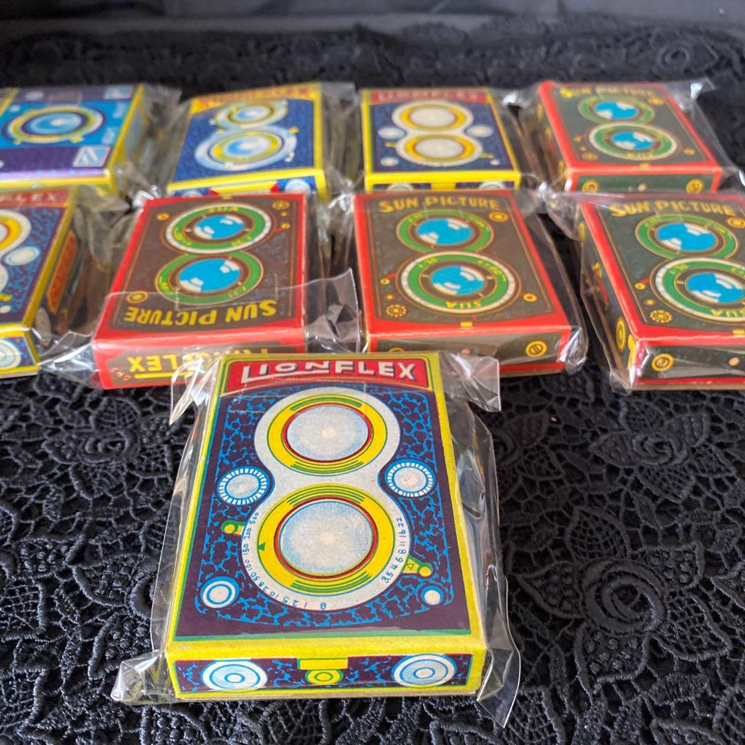 なつかしの駄玩具 日光カメラ 種紙付き　忍者影丸狼少年ケンなど多種類！9個当時物