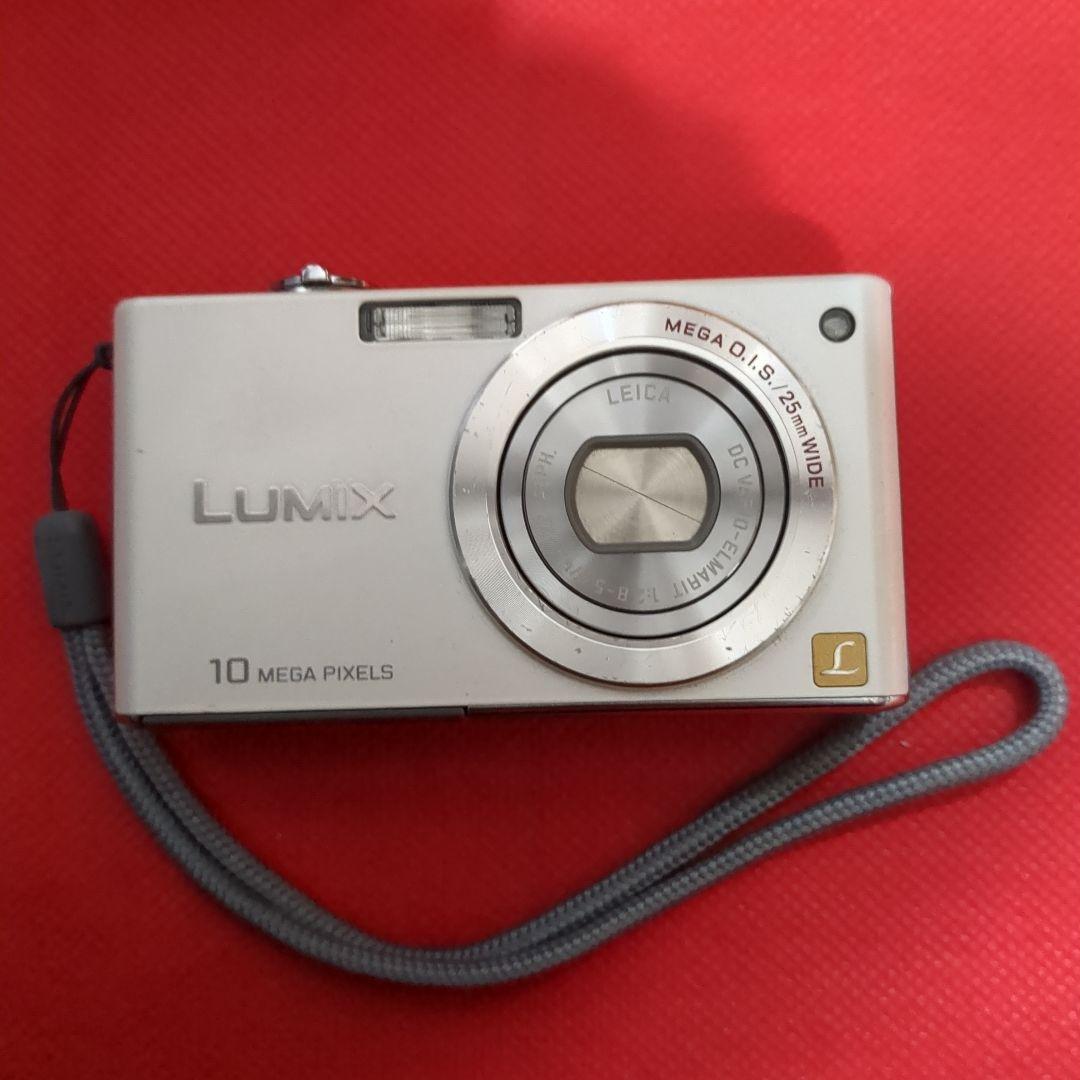 LUMIX DMC-FX37 10メガピクセル Panasonic LUMIX DMC-FX37 Leica NAVY BLUE-10 MP-Digital Camera-SD