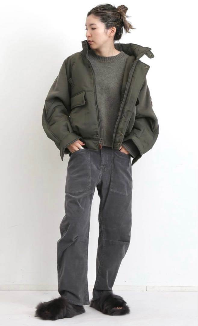 MM 様専用【R13】RIBBED FLIGHT BOMBER JACKET - メルカリ