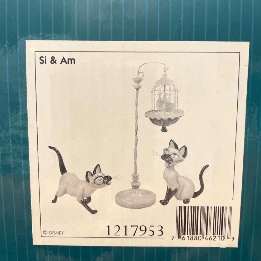 WDCC ディズニー わんわん物語 サイ＆アム フィギュア 陶器製 - メルカリ