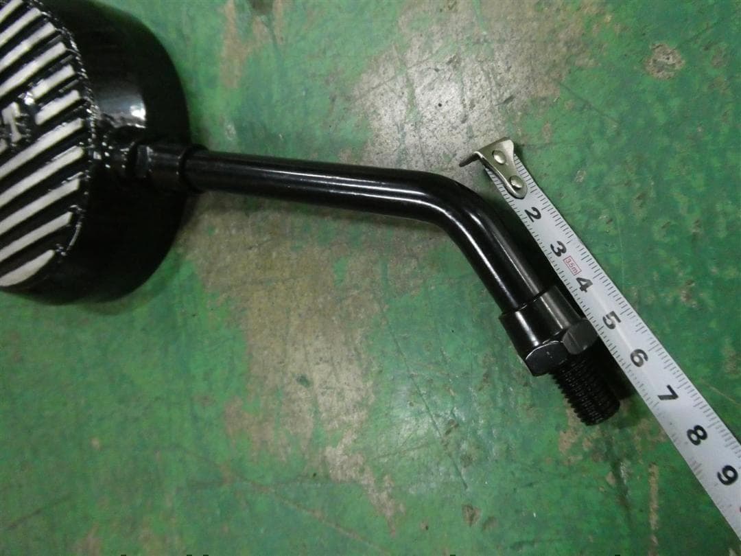 ロゴ有 アルフィンミラー ロング 汎用 10mm BEET キジマ - メルカリ