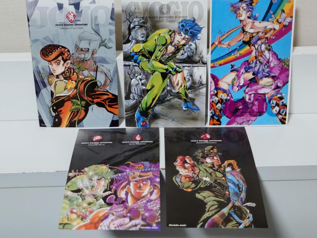 ジョジョ文庫版1〜6部全50巻セット BOX・ポストカード付（やや傷・汚れあり）