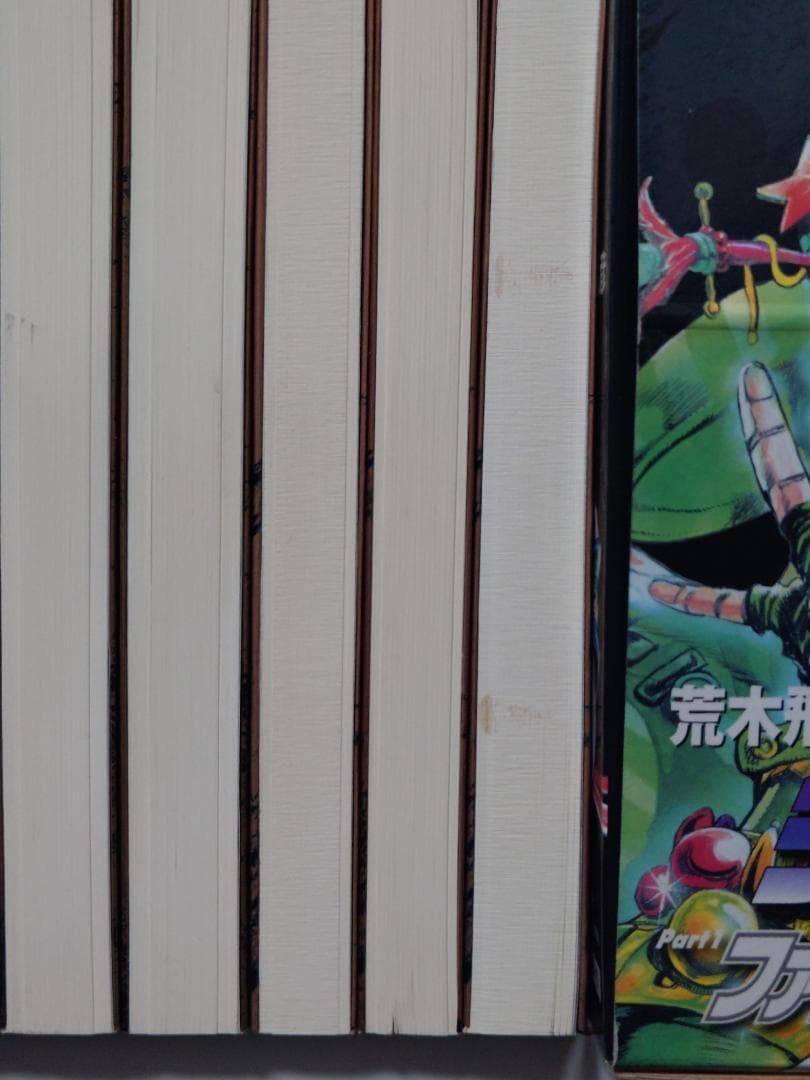 ジョジョ文庫版1〜6部全50巻セット BOX・ポストカード付（やや傷・汚れあり）