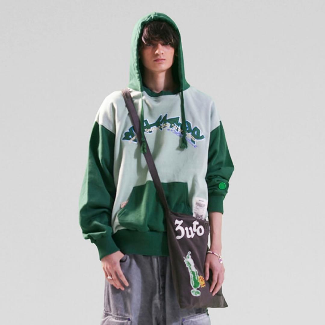 ずっと真夜中でいいのに。グリーンパーカー　喫茶愛のペガサス Mサイズ