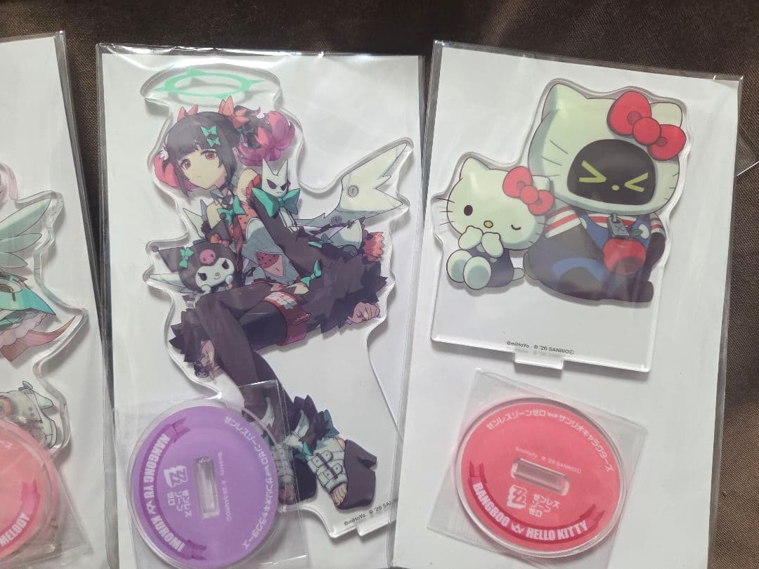 GIGO ゼンレスゾーンゼロ ゼンゼロ サンリオ アクリルスタンド 4種