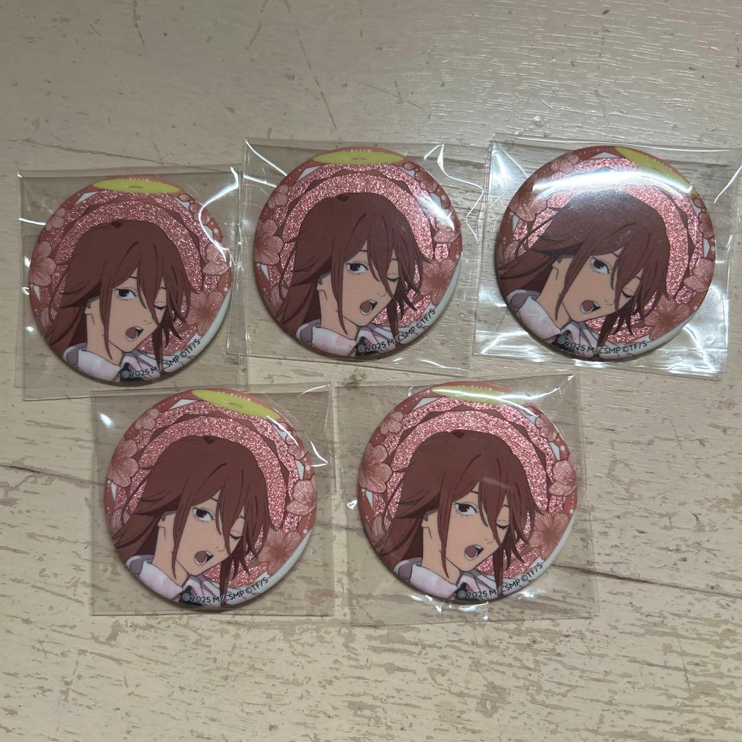 チェンソーマン プリンスホテル 天使の悪魔 グリッター缶バッジ 4点