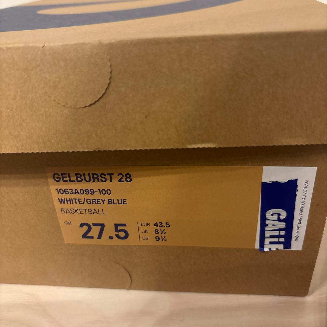 asics バッシュGELBURST 27.5cm 新品未使用