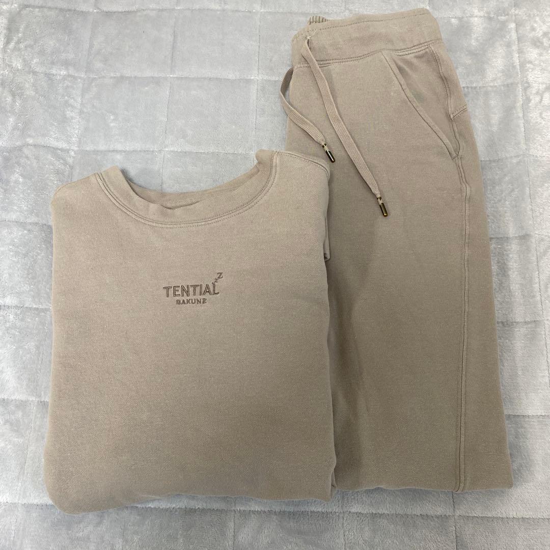 TENTIAL BAKUNE Ladiesスウェット上下セット M ブラウン - メルカリ