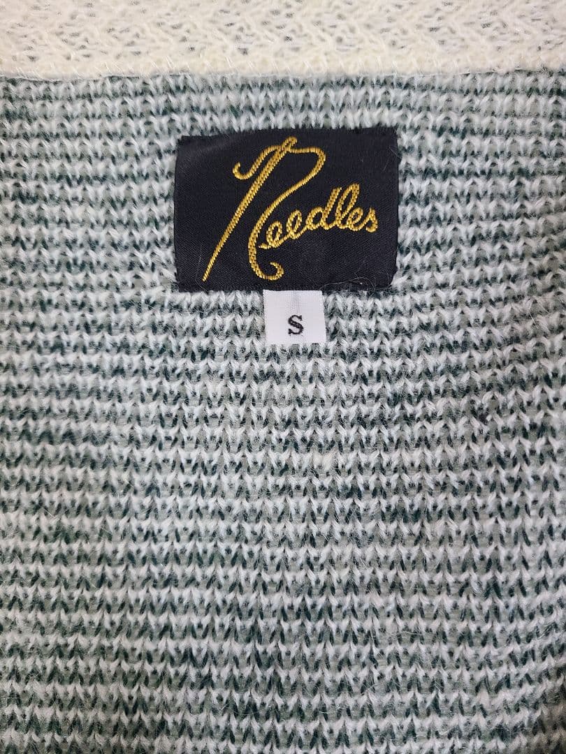 Needles モヘア カーディガン studious 別注 パピヨン ホワイト