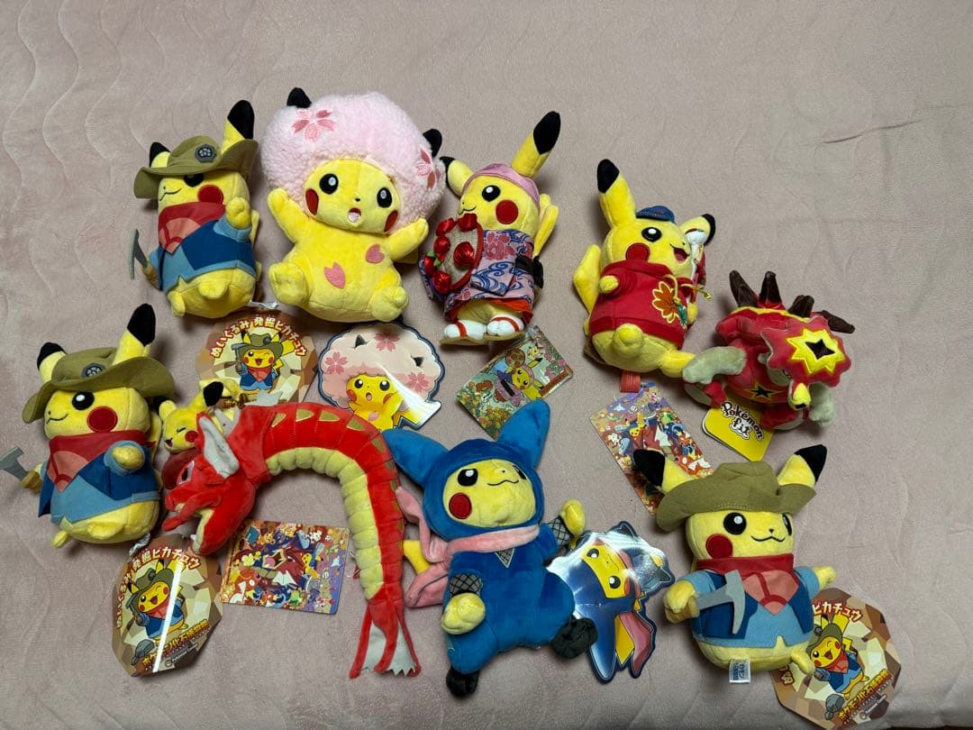 ピカチュウ ぬいぐるみ 9体セット ポケモン キミにきめた！ポケモンゲットぬいぐるみ／ピカチュウ | Toys