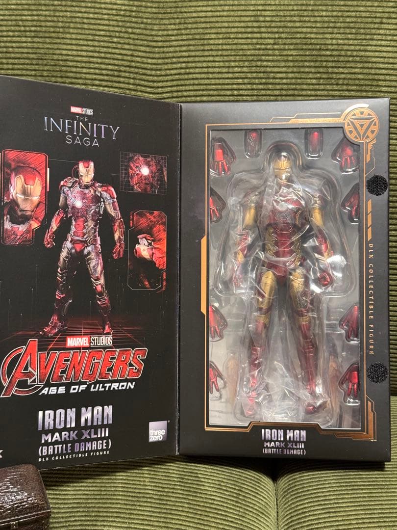 threezero DLX アイアンマン マーク43バトルダメージ 限定版