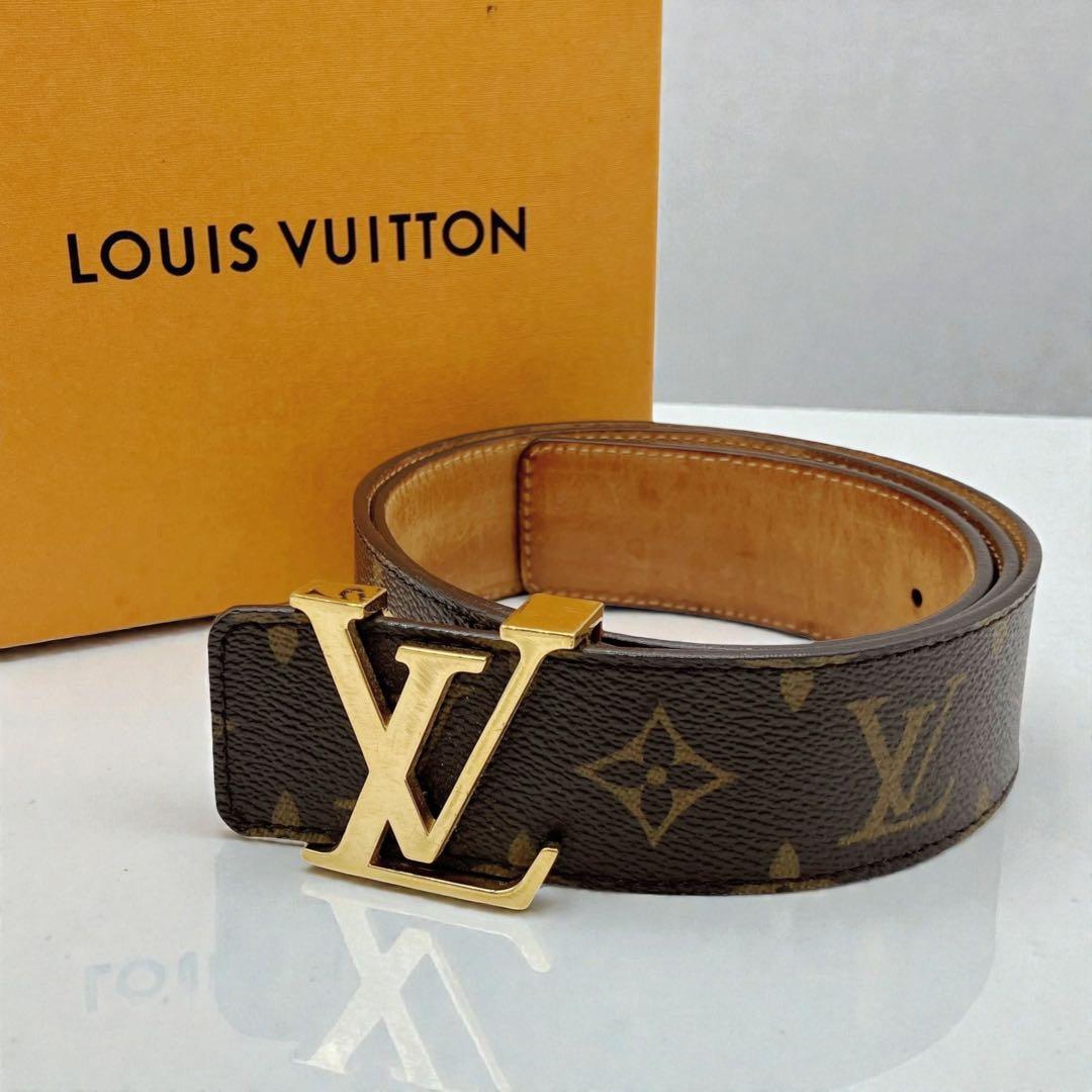 ⭐️良品⭐️ ルイヴィトン モノグラム サンチュール LVイニシアル ルイヴィトン LOUIS VUITTON サンチュール LV イニシャル メンズベルト