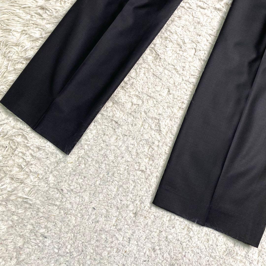 美品✨23区 スーツ セットアップ バハリエ生地 黒 ストレッチ M 1B 毛