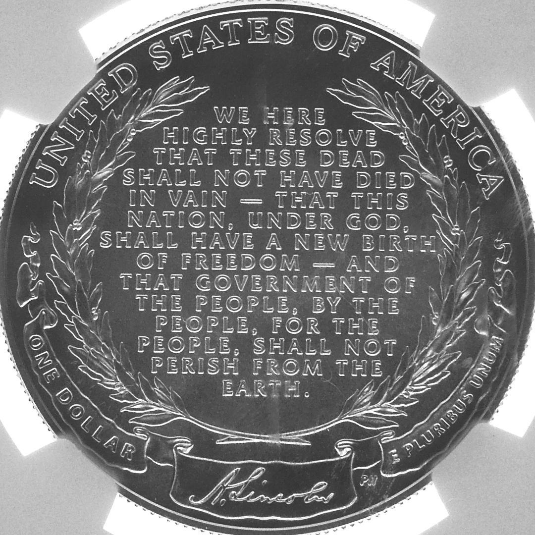 ☆解説カード付 NGC MS70 リンカーン 銀貨 2009 アメリカ - メルカリ