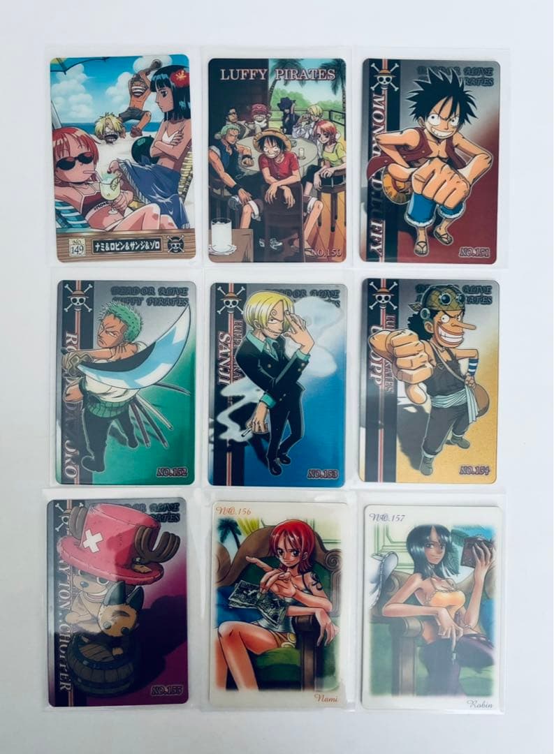 ワンピース海賊王グミカード 9枚 - メルカリ