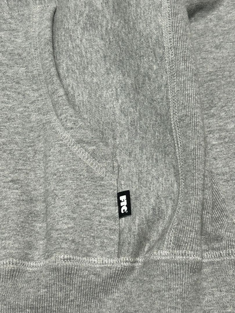 大人気モデル】野村周平着用 FTC パーカー ボックスロゴ グレー 刺繍