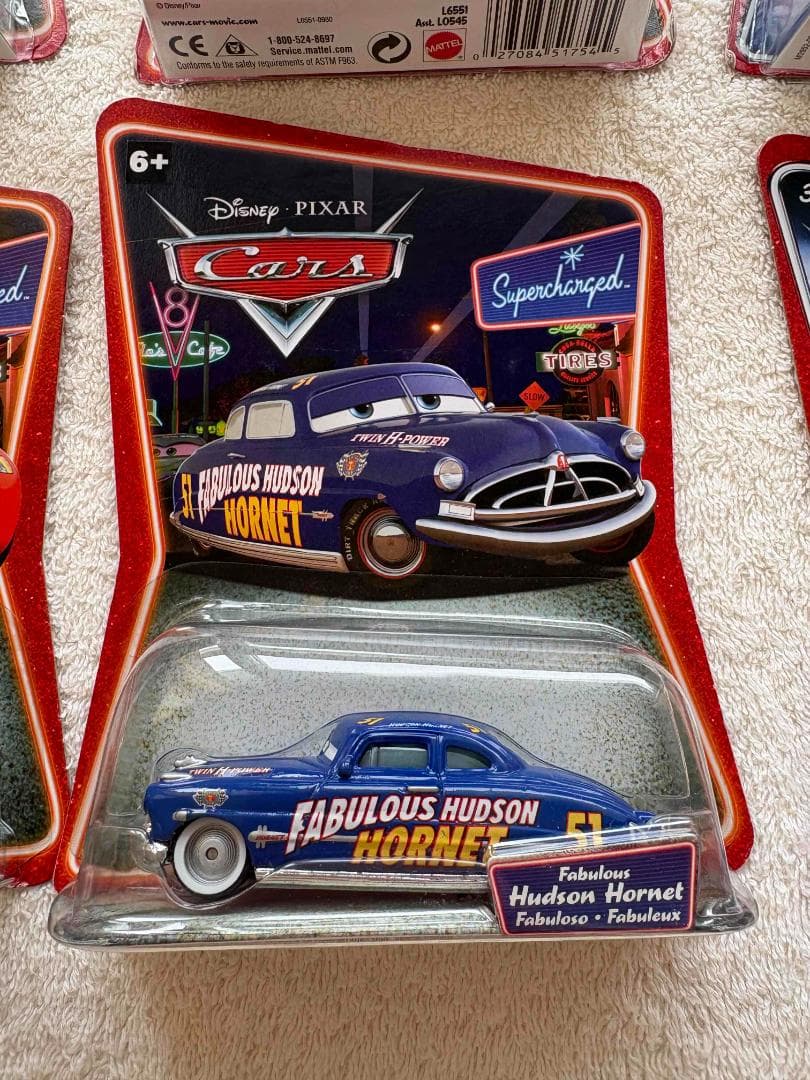 ディズニー カーズ ミニカー 6種セット マテル マックイーン ドック