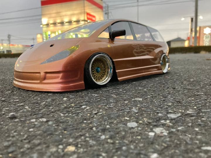 30エスティマ ボディ 1/10ラジコン ドリラジ