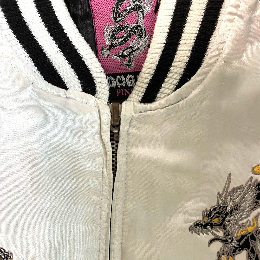 桃龍 dog town ドッグタウン スカジャン 刺繍 size M - メルカリ