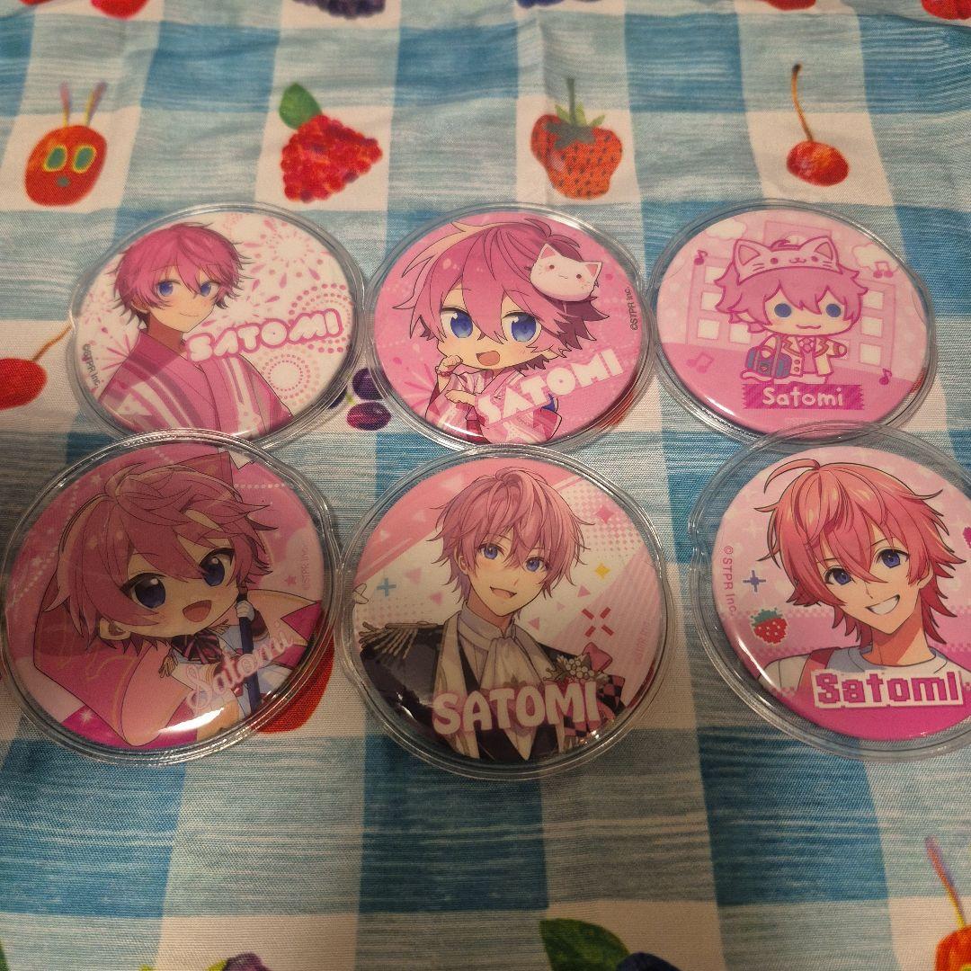 さとみ 缶バッジ 6個セット - メルカリ