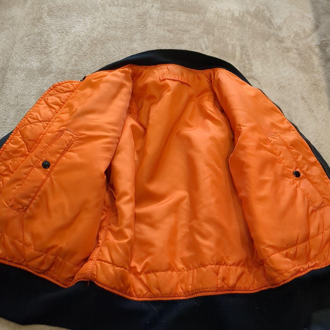 ケ*ャ様 90年代 00年代 美品 ALPHA アルファ МA1 ブラック アメ