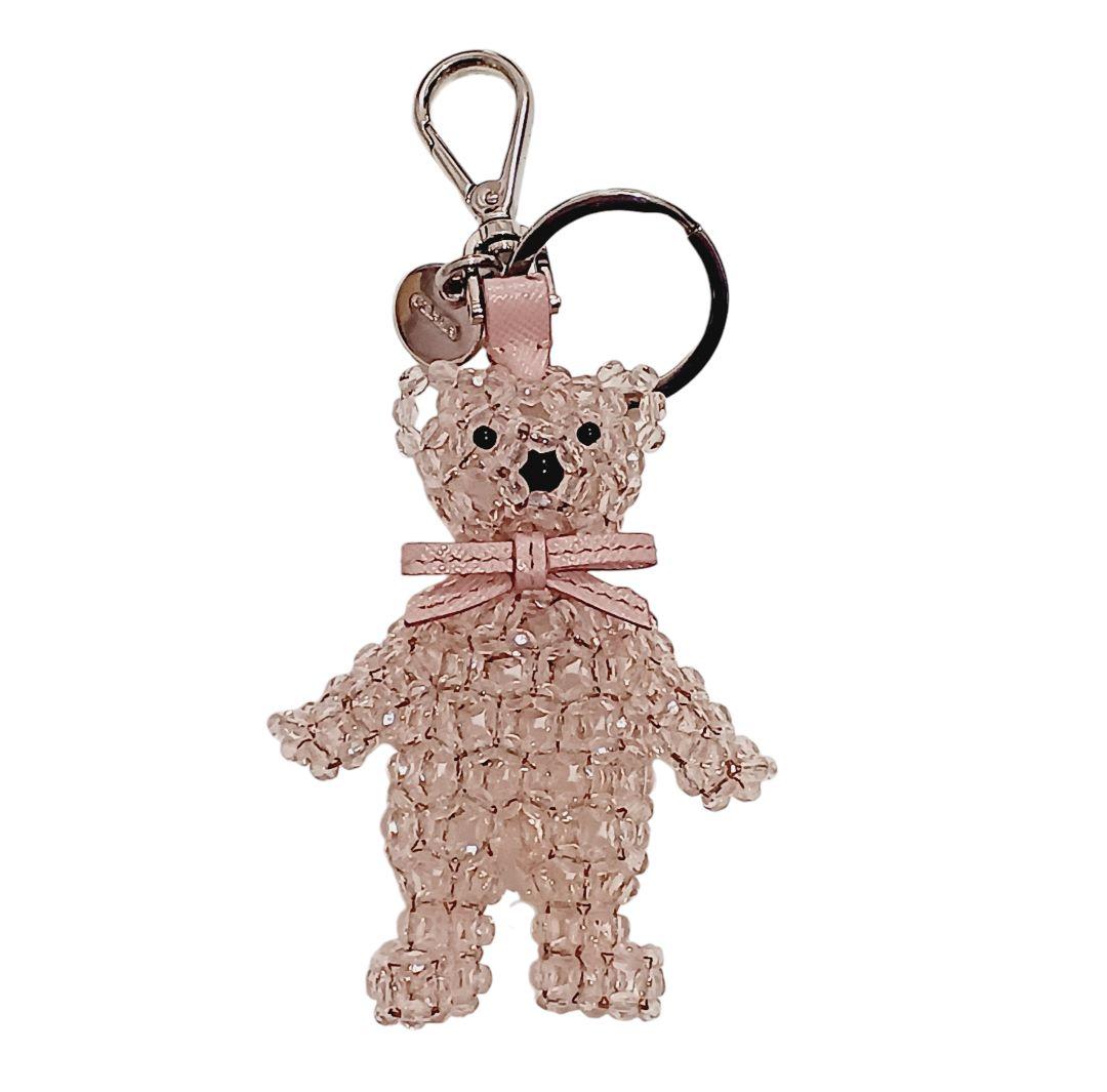 プラダ バッグチャーム トリックベア ビーズ 熊 キーリング 1ARD27