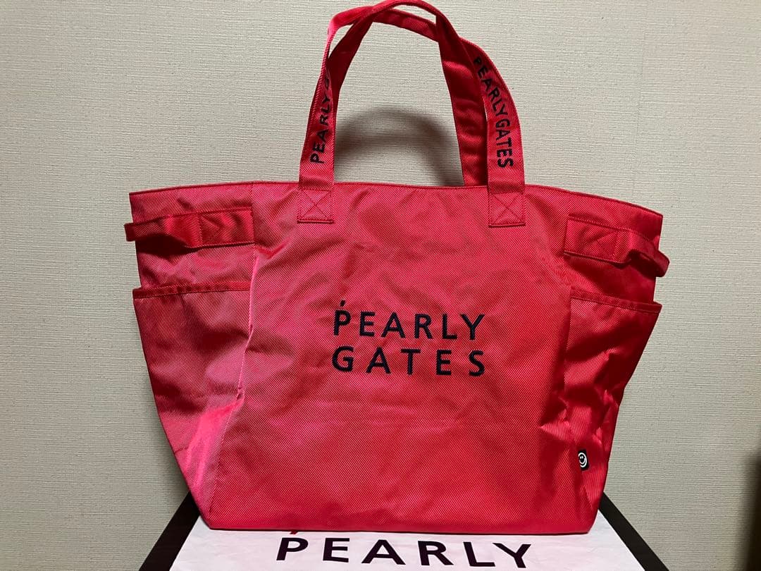 パーリーゲイツ カートバッグ ロッカーバッグ 定番モデル ピンク 2点