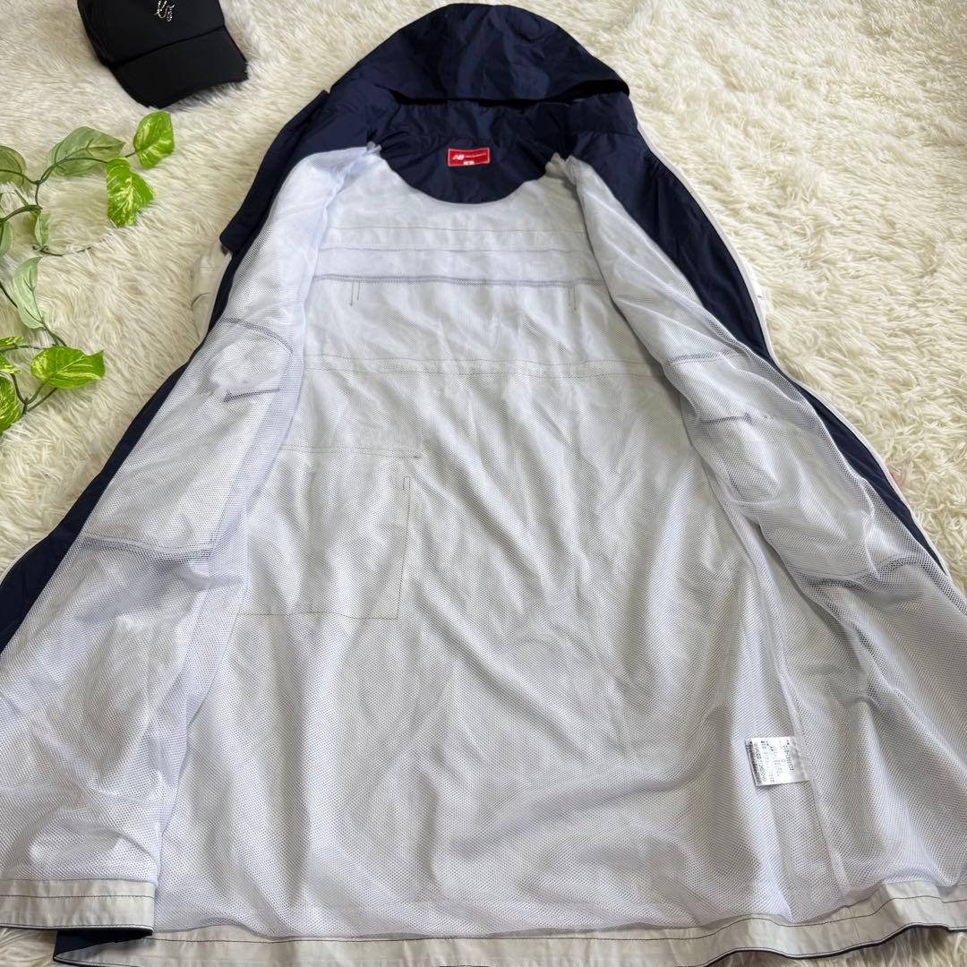 ニューバランスゴルフ】美品 レインウェア ワンピース ネイビー 0