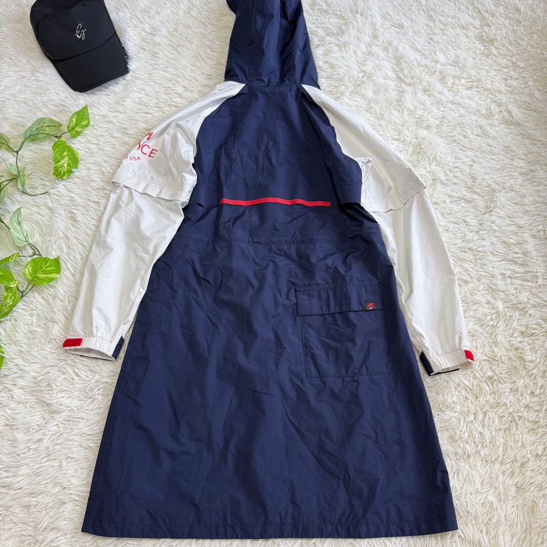 ニューバランスゴルフ】美品 レインウェア ワンピース ネイビー 0