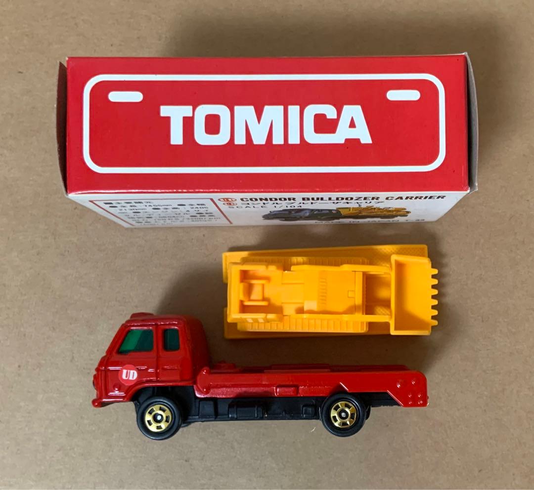赤箱 トミカ56 UD コンドル ブルドーザキャリア 日本製 - メルカリ