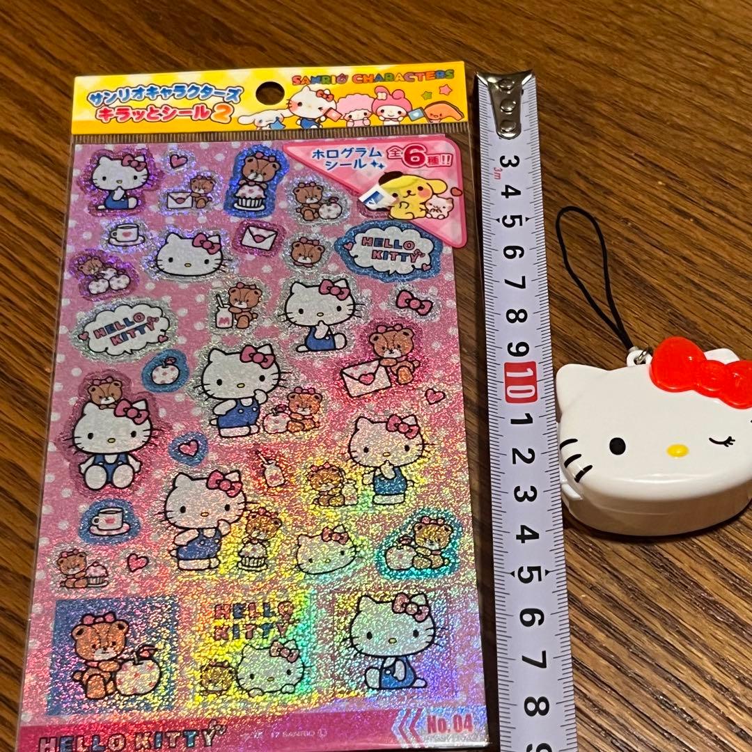 レトロ【レア】有りキティちゃんグッズセット裁縫箱アラーム時計フィギュア箸置き他