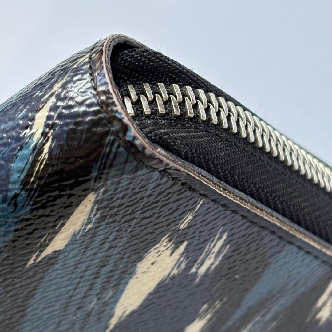 Louis Vuitton】 ジッピーオーガナイザー✨青白黒ブラシデザイン